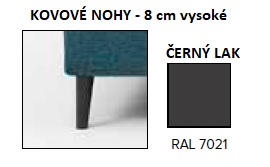 TEO - kovové nohy